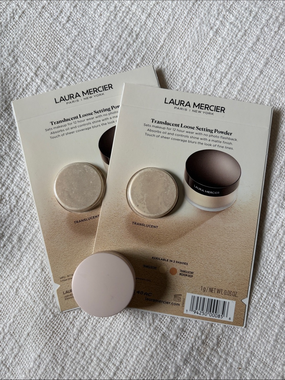 ⭐️5 for $20 - 3 New Laura Mercier Loose Setting Powder Samples
